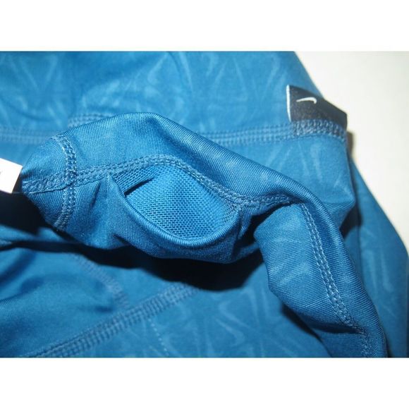 Nike DM7260 Women's Sz XL Marina Blue One Luxe Mid-Rise Printed Leggings $100 - Picture 9 of 11